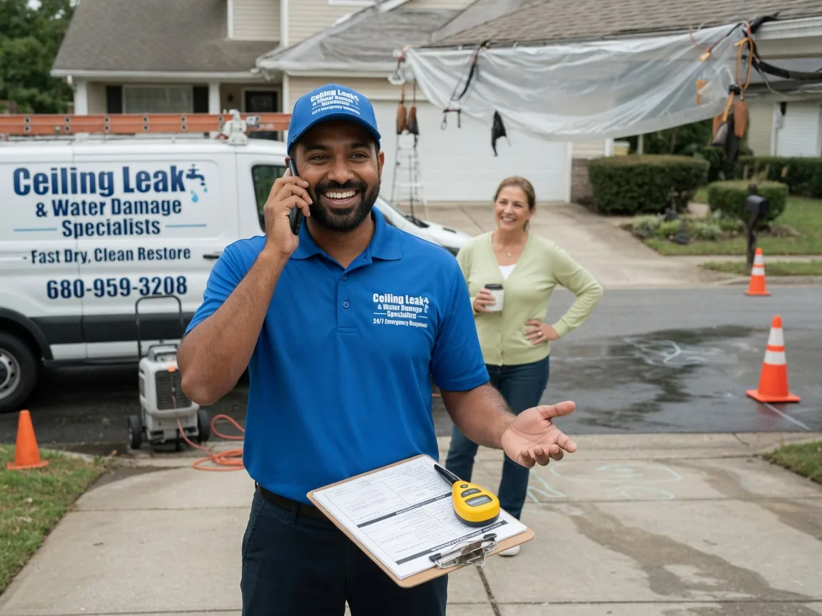 Ceiling Leak Cleanup Buena Vista, PA FAQs